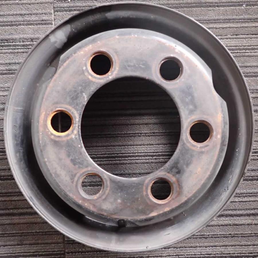 13インチ 4J 6穴　PCD約170mm ハブ径約133mm トラック用 4本SET 会社宛 送料無料 13×4J TOPY トラック 鉄 スチール ホイール 6