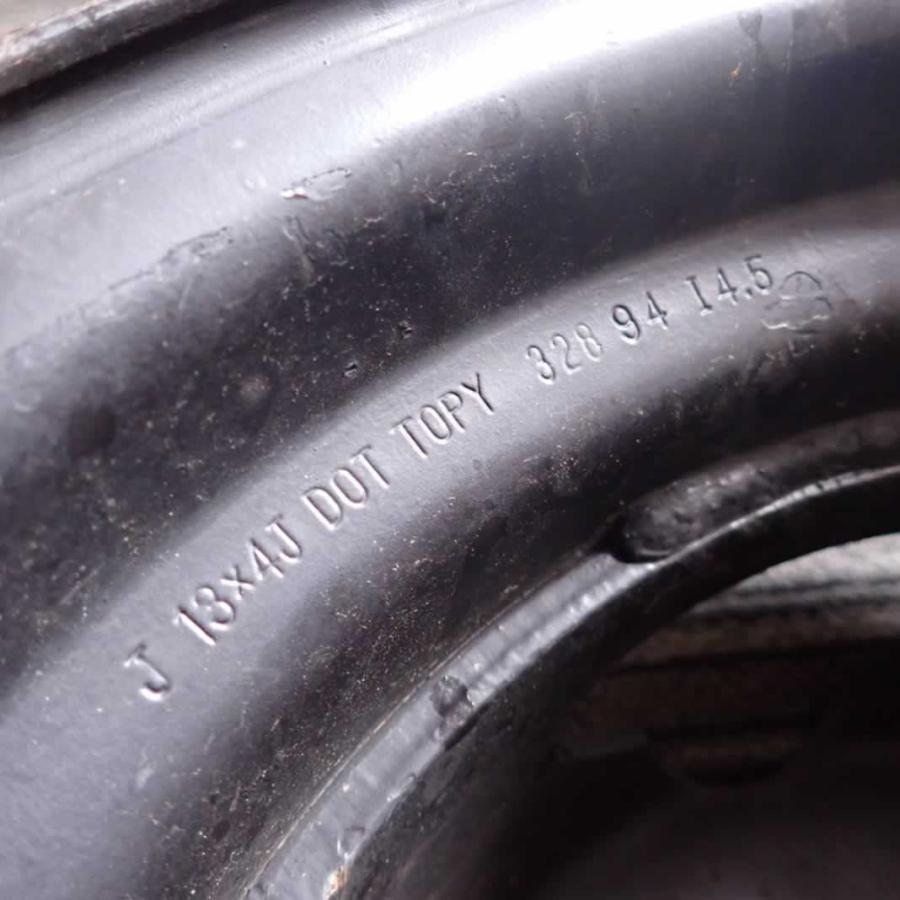 4本SET 会社宛 送料無料 13×4J TOPY トラック 鉄 スチール ホイール 6