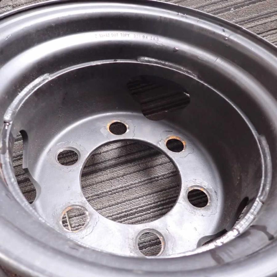 4本SET 会社宛 送料無料 13×4J TOPY トラック 鉄 スチール ホイール 6
