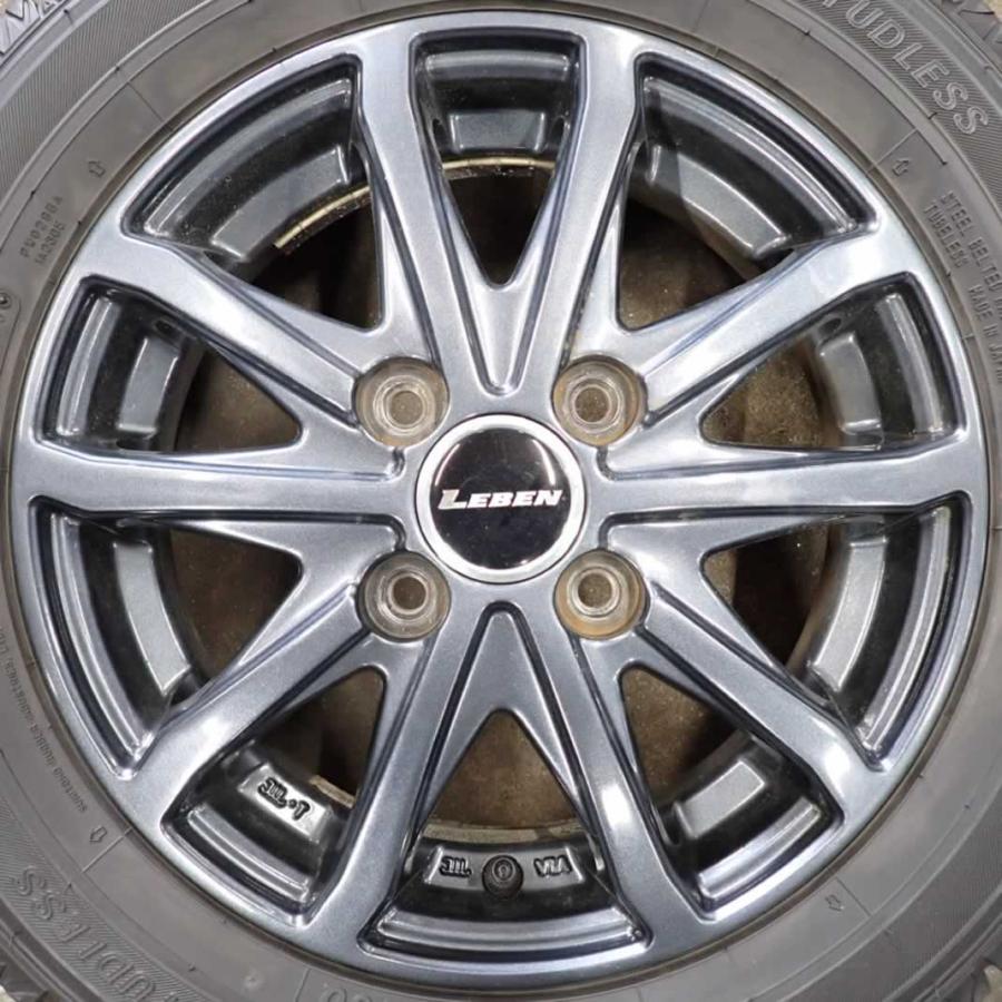 冬4本 会社宛 送料無料 155/65R13×4J 73Q オートバックス ノース 