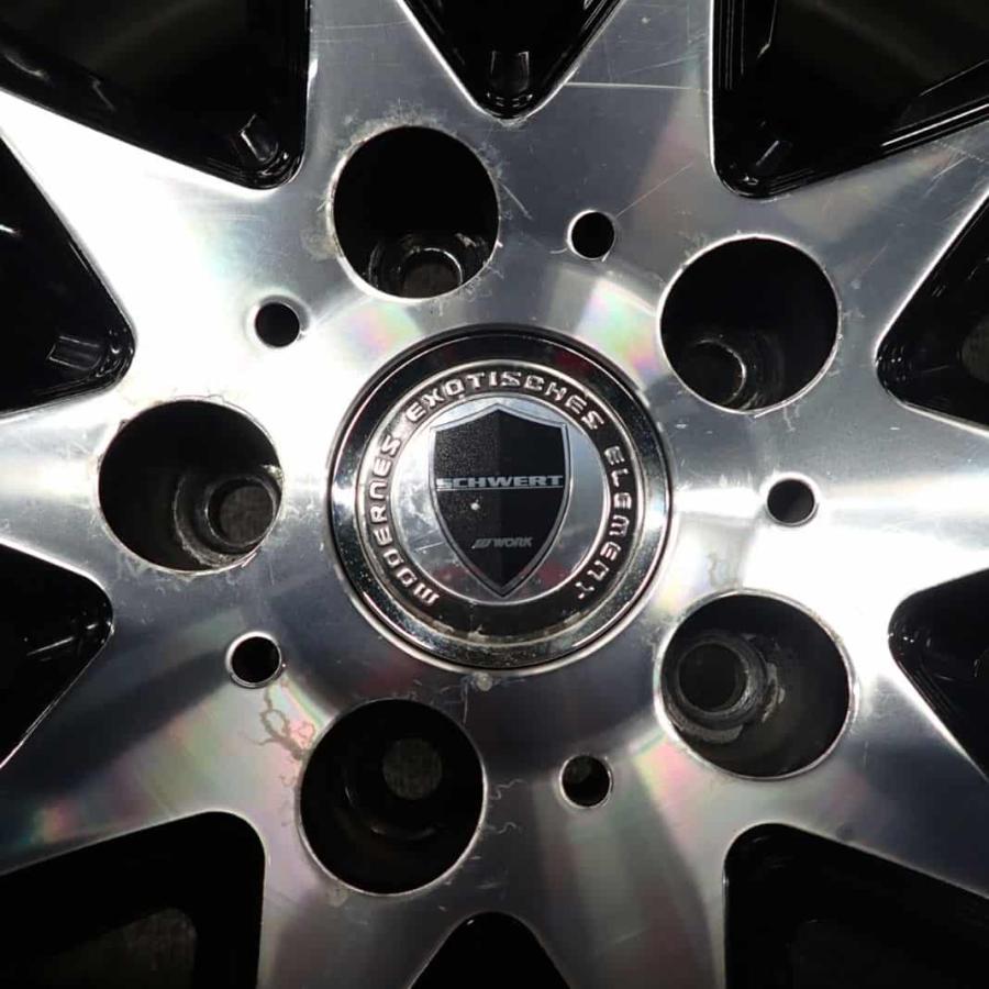 4本SET 会社宛 送料無料 19×8J 8.5J WORK シュバート アルミ 5穴 PCD