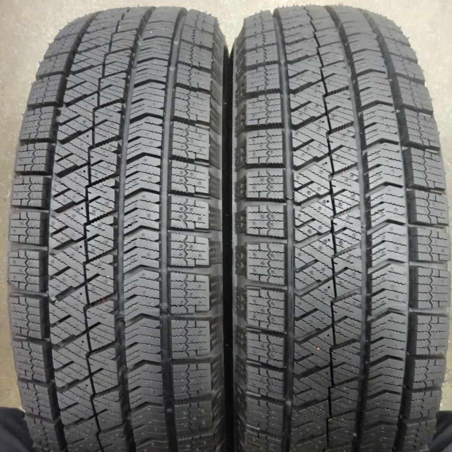 冬4本SET 会社宛 送料無料 155/65R13 73Q ブリヂストン ブリザック VRX2 2023年製 バリ溝 ライフ オッティ モコ ...
