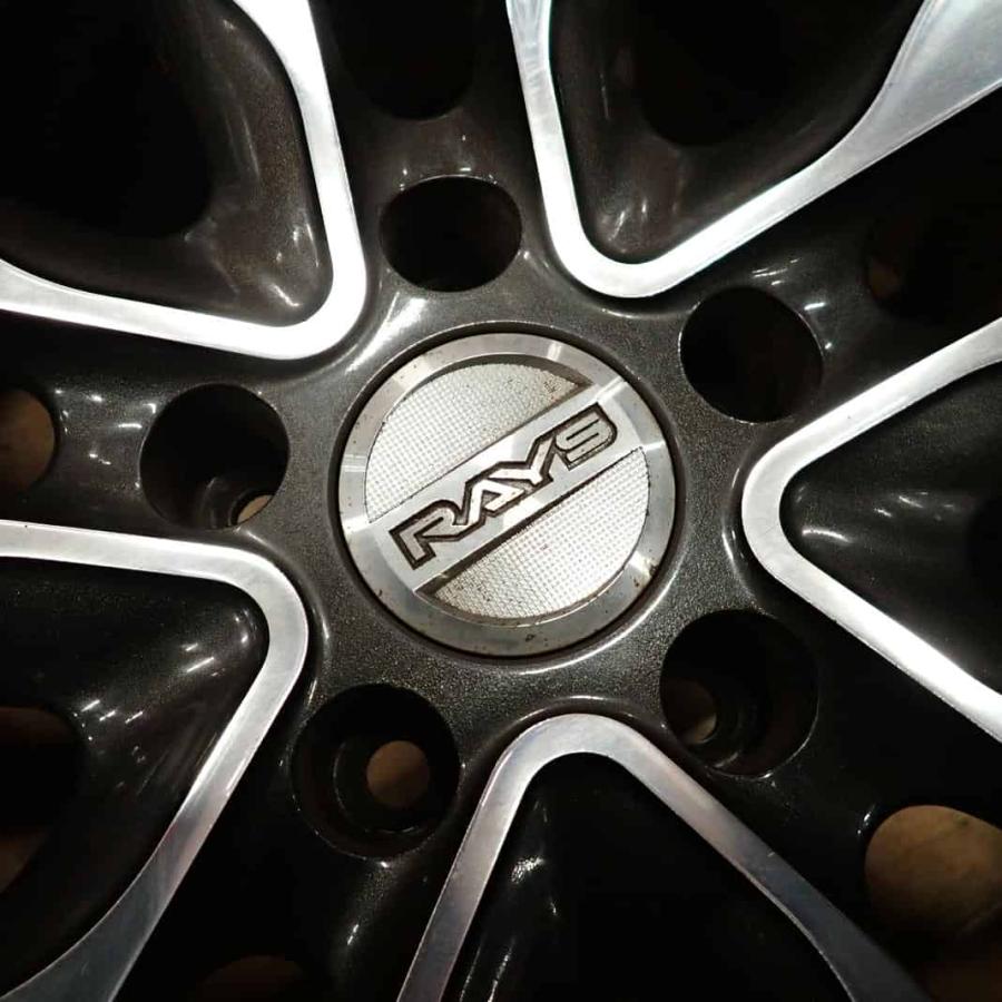 4本SET 会社宛 送料無料 18×7.5J RAYS STUDIED アルミ 5穴 PCD114.3mm