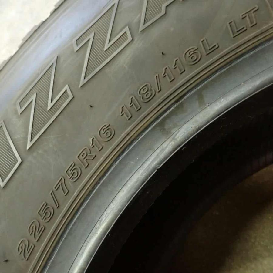 冬 6本SET 会社宛 送料無料 225/75R16 118/116 LT ブリヂストン