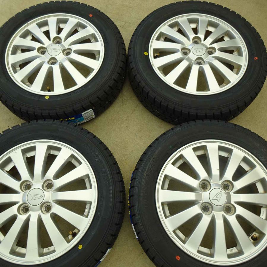 冬4本新品 2022年製 会社宛送料無料 155/65R14 ×4.5J 75Q グッドイヤー アイスナビ ダイハツ純正アルミ ウェイク ...