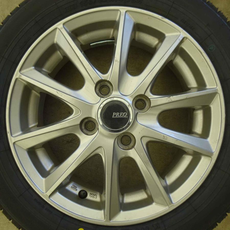 【2023年製】155/65R14ブリヂストンNEWNOタイヤホイールセット4本 夏新品 2023年製 4本SET 会社宛送料無料 155/65R14×4.5J ブリヂストン