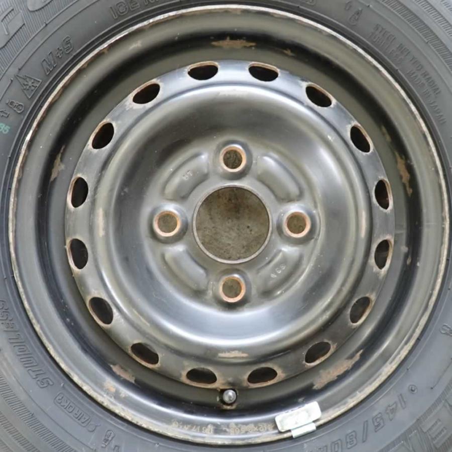 冬 新品 2023年製 4本 会社宛送料無料 145/80R12×3.5J 80/78 LT グッドイヤー アイスナビ カーゴ ホンダ純正 ...