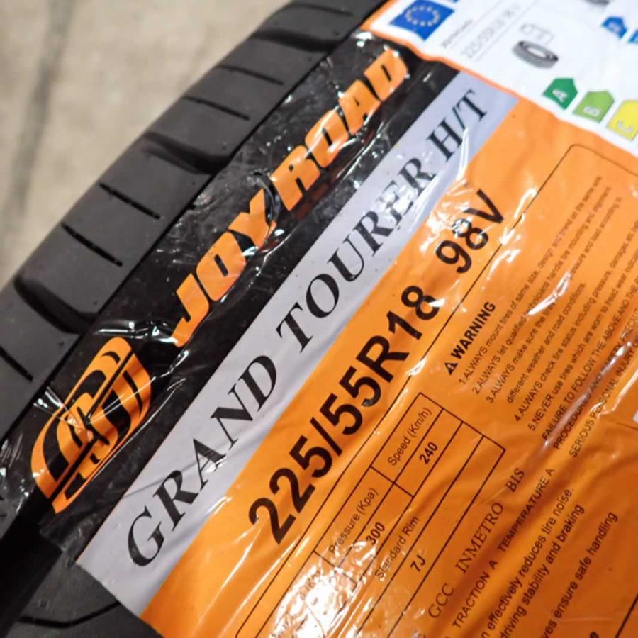 夏 新品 2023年製 4本SET 会社宛 送料無料 225/55R18×7.5J JOYROAD GRANDTOURER アルミ エクス ...