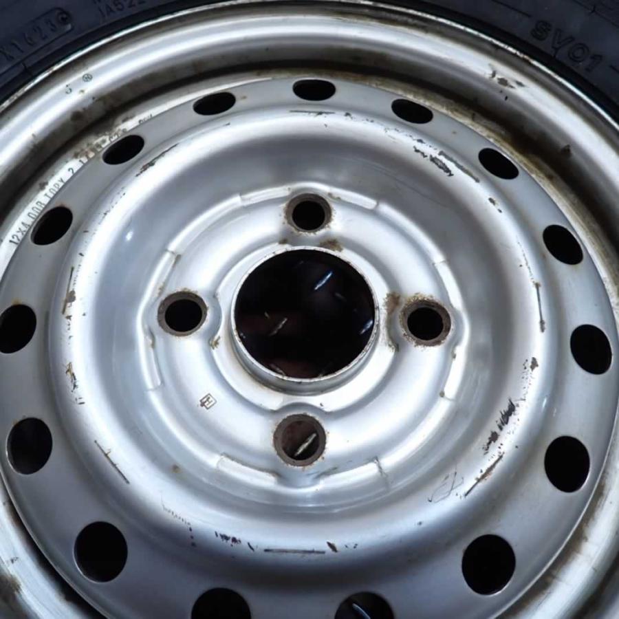 冬 新品 2023年製 4本SET 会社宛送料無料 145R12×4J 6PR LT ダンロップ