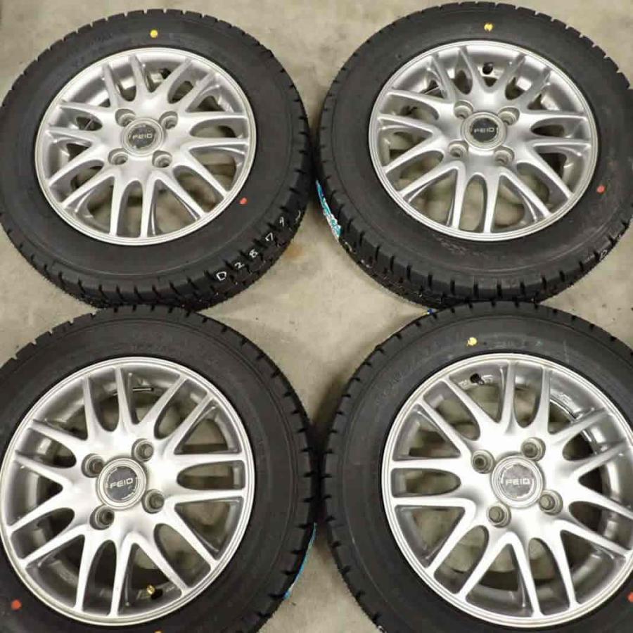 冬 新品 2023年製 4本SET 会社宛 送料無料 155/65R13×4J 73Q 