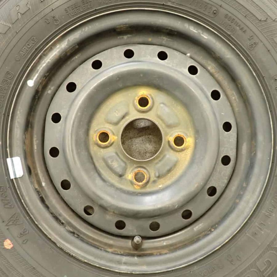 冬 新品 2023年 4本SET 会社宛 送料無料 145/80R12×4J 80/78 LT グッドイヤー アイスナビ カーゴ スチール ...