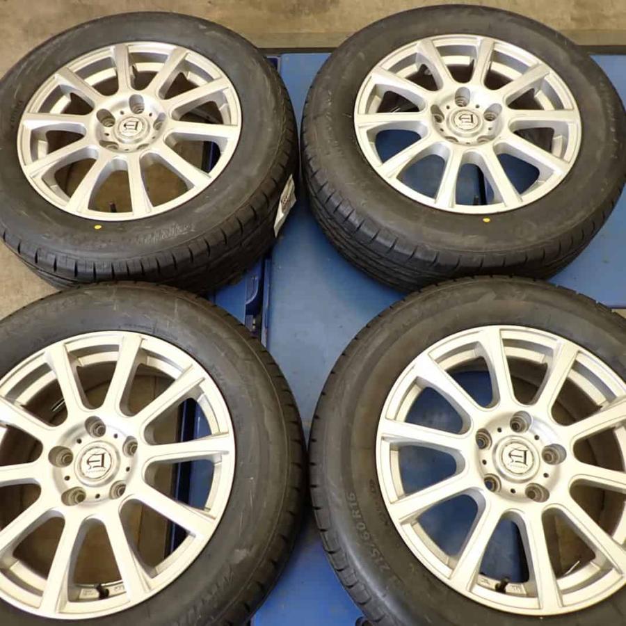 夏4本 新品 2022年製 会社宛送料無料 215/60R16×6.5J 95H ブリヂストン 