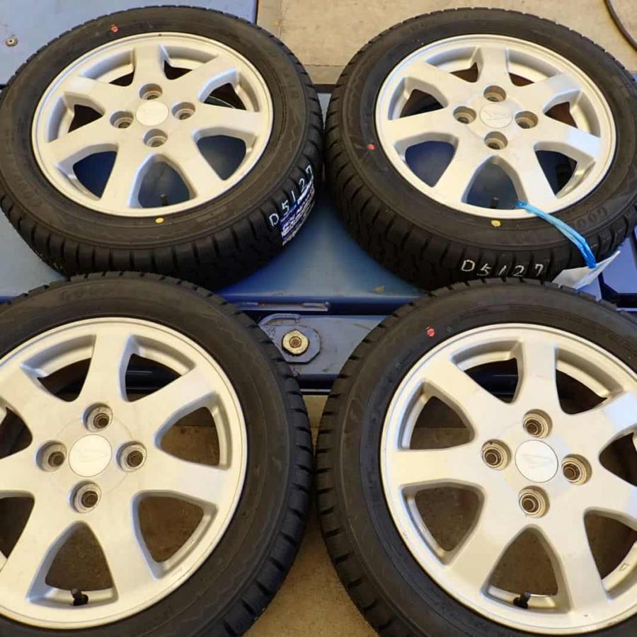 155/65R14 スタッドレス4本　ダイハツ純正ホイール アイスナビ8 溝アリ　早い者勝ち 155/65R14 スタッドレス4本 ダイハツ純正ホイール アイスナビ8 溝アリ