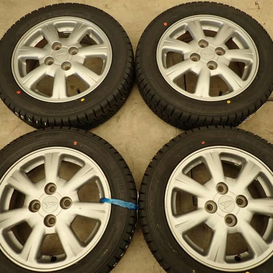 【受渡決まりました】ダイハツ純正ホイール155/65R14 21年製スタッドレスタイヤ　4本セット　グッドイヤーアイスナビ　 グッドイヤー（GOODYEAR） 155/65R14 スタッドレスタイヤホイール