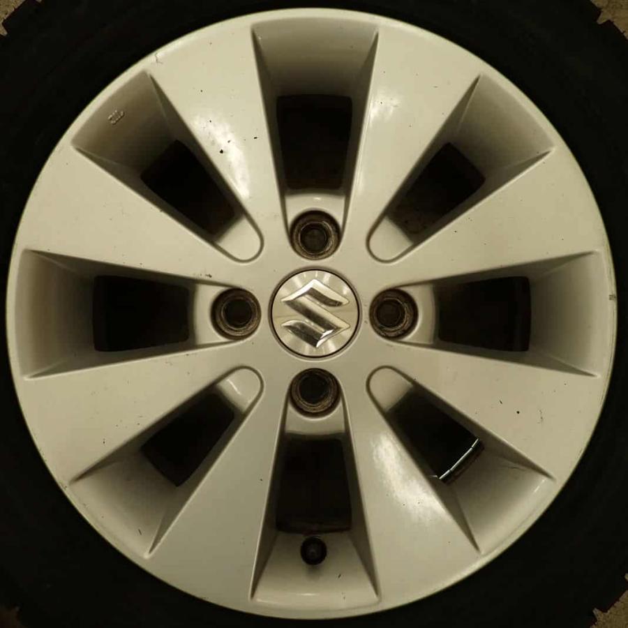 冬 新品 2024年製 4本SET 会社宛 送料無料 155/65R14×4.5J 75Q グッドイヤー アイスナビ 8 スズキ 純正アルミ ...