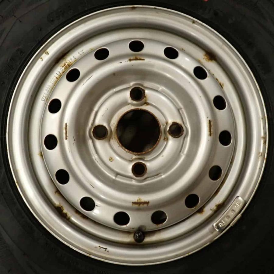 冬 新品 2024年製 4本SET 会社宛 送料無料 145R12×3.5J 6PR LT