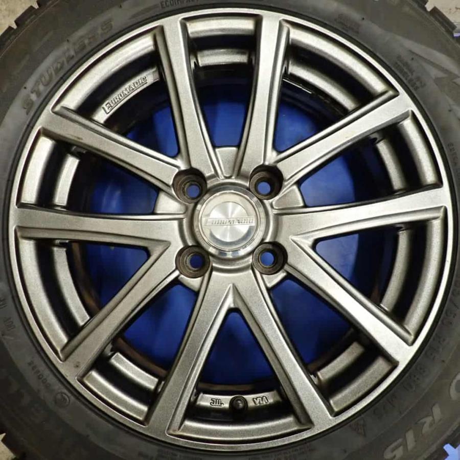 冬新品 2021年製 4本SET 会社宛 送料無料 185/60R15×5.5J 88Q ピレリ アイスアシンメトリコPLUS アルミ アクア ...