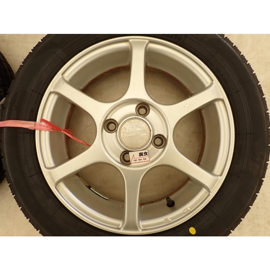 夏4本価格 新品 2025年製 会社宛 送料無料 155/65R14×4.5J 75H ブリヂストン ECOPIA NEWNO アルミ N ...