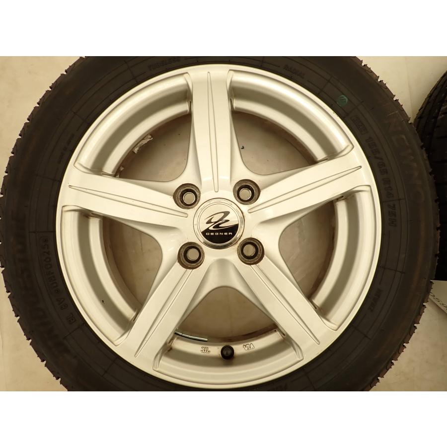 夏4本価格 新品 2025年製 会社宛 送料無料 155/65R14×4.5J 75H