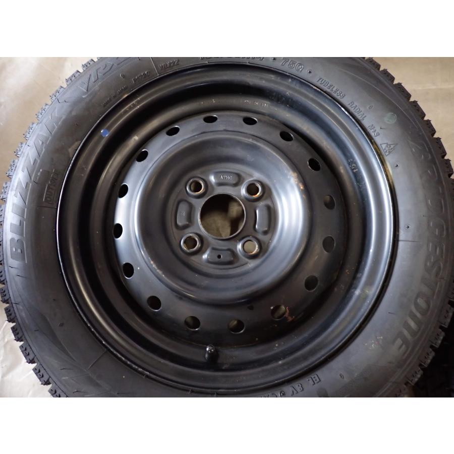 冬 新品 2024年製 4本SET 会社宛 送料無料 155/65R14×4.5J 75Q