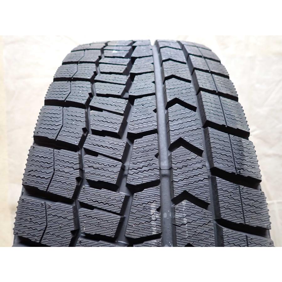 24年製 DUNLOP WM02 195/65R15 ナット付 バリ山 ノアボク 冬 新品 2024年製 4本SET 会社宛 送料無料 195/65R15×6J 91S