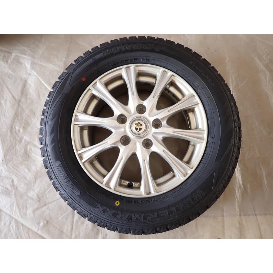 冬 新品 2024年製 4本SET 会社宛 送料無料 195/65R15×6J 91S