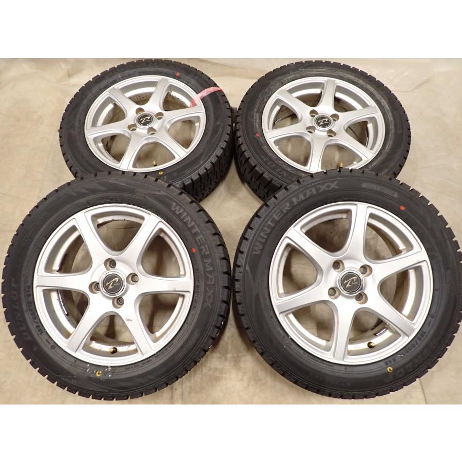 ダンロップ　（WINTER MAXX 185/60 R15）トヨタ純正ホイール付 冬4本新品 2024年製 会社宛 送料無料 185/60R15×5.5J 84S ダンロップ