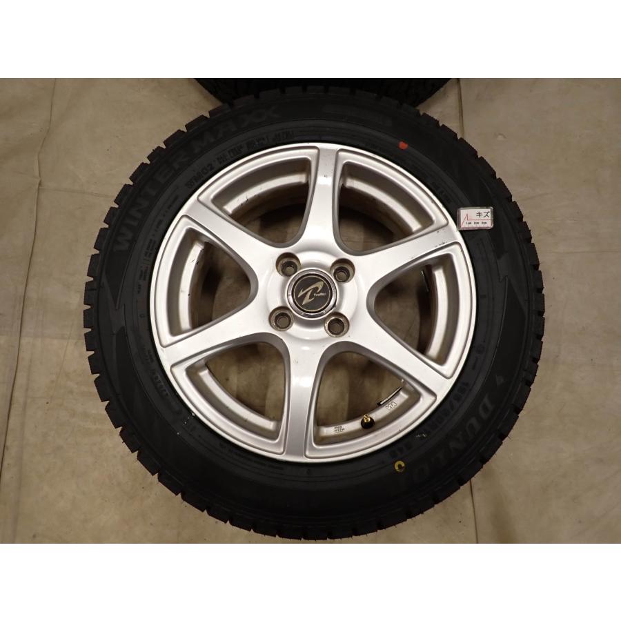ダンロップ　（WINTER MAXX 185/60 R15）トヨタ純正ホイール付 冬4本新品 2024年製 会社宛 送料無料 185/60R15×5.5J 84S ダンロップ