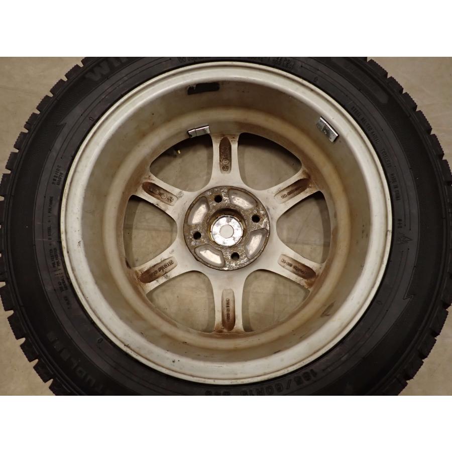 冬4本新品 2024年製 会社宛 送料無料 185/60R15×5.5J 84S ダンロップ