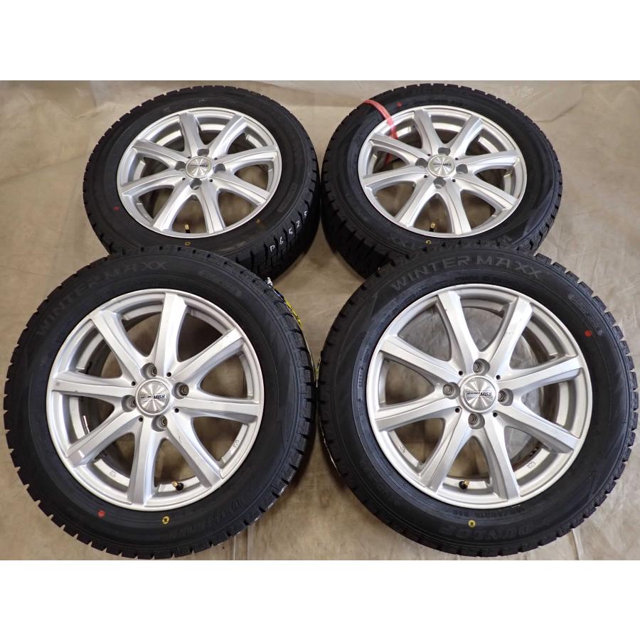 冬4本新品 2024年製 会社宛 送料無料 185/60R15×5.5J 84S ダンロップ