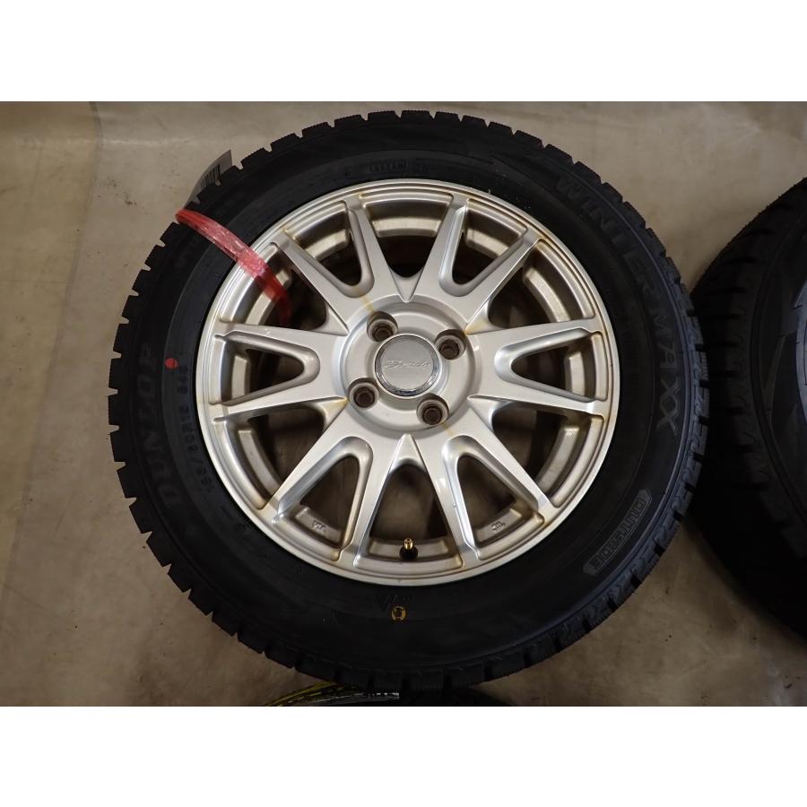 冬4本新品 2024年製 会社宛 送料無料 185/60R15×5.5J 84S ダンロップ 