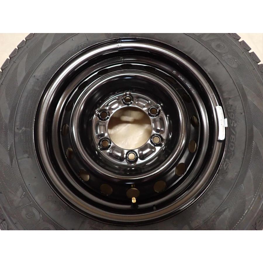 冬4本 新品 2025年製 会社宛 送料無料 195/80R15×6J 107/105 LT