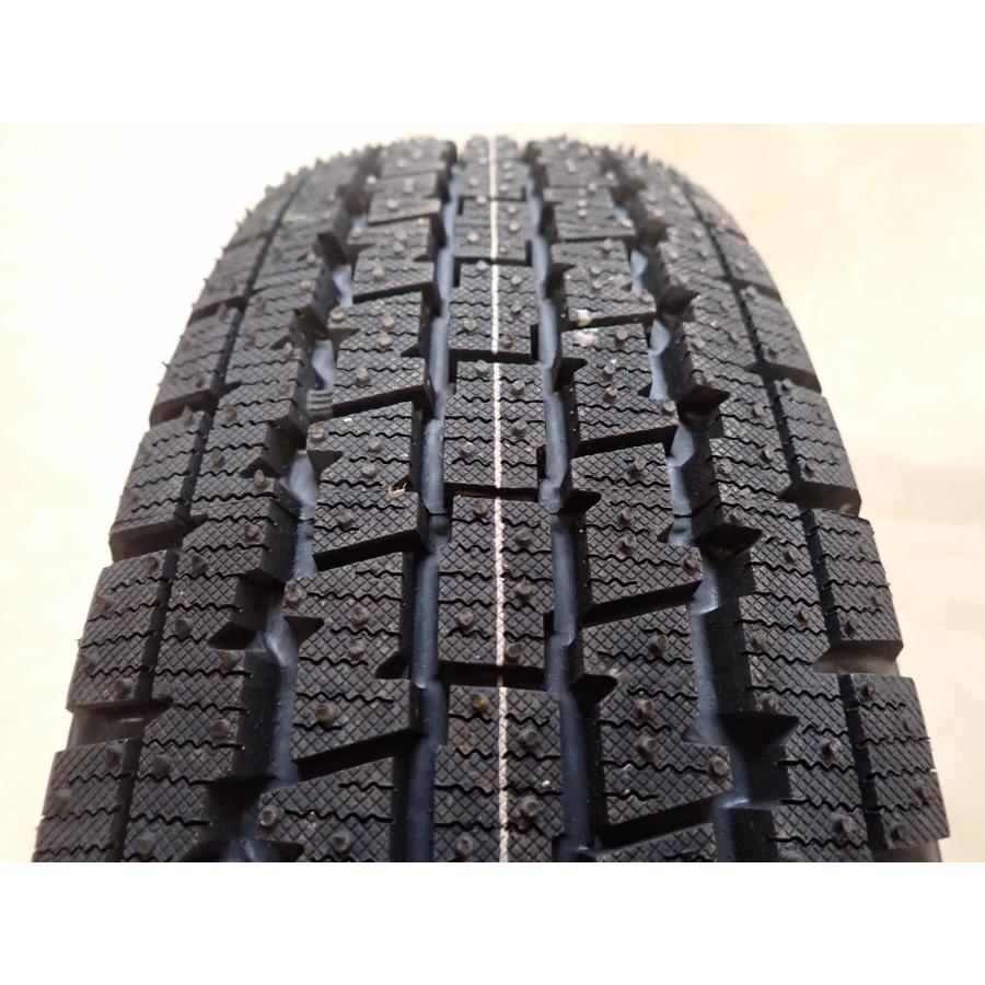 冬 新品 2024年製 4本 会社宛送料無料 145/80R12×3.5J 80/78 LT