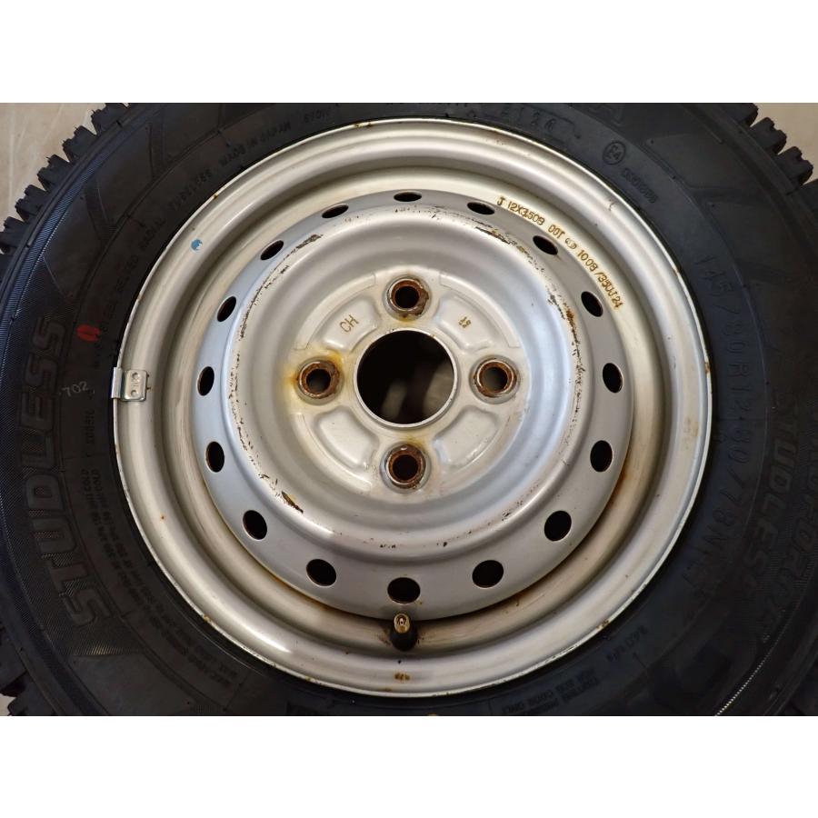 冬 新品 2024年製 4本SET 会社宛送料無料 145/80R12×3.5J 80/78 LT