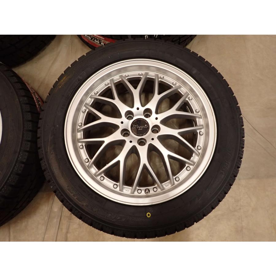 冬新品 2025年製 4本 会社宛送料無料 215/55R17×7J 94T トーヨー オブザーブ ガリット GIZ アルミ レガシィアウト フォレスター NO,D7115の画像
