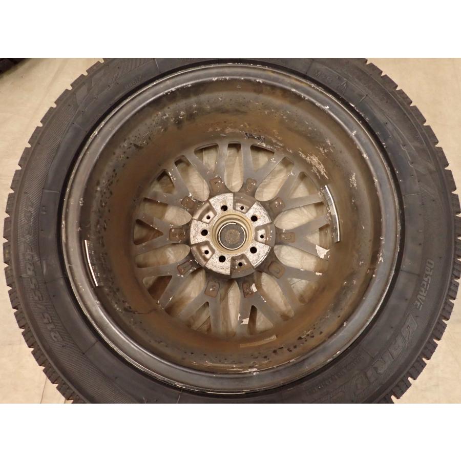 冬新品 2025年製 4本 会社宛送料無料 215/55R17×7J 94T トーヨー オブザーブ ガリット GIZ アルミ レガシィアウト フォレスター NO,D7115の画像