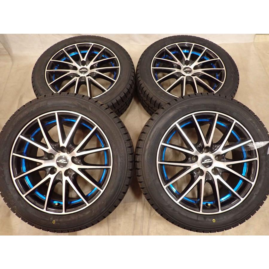 冬 新品 2025年製 4本SET 会社宛 送料無料 215/55R17×7J 94T トーヨー オブザーブ ガリット GIZ アルミ カムリ エスティマ オデ NO,D7116の画像