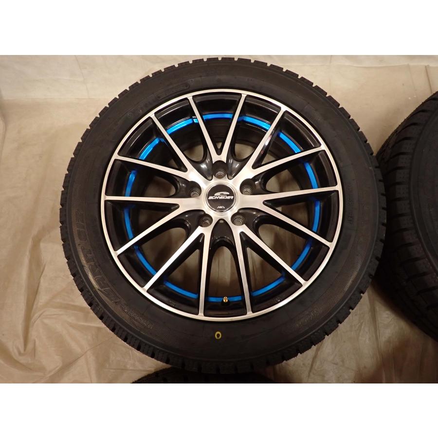 冬 新品 2025年製 4本SET 会社宛 送料無料 215/55R17×7J 94T トーヨー オブザーブ ガリット GIZ アルミ カムリ エスティマ オデ NO,D7116の画像