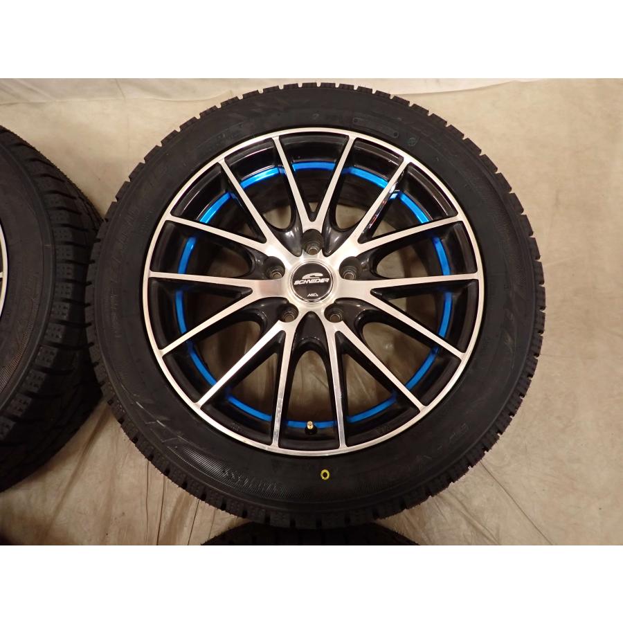 冬 新品 2025年製 4本SET 会社宛 送料無料 215/55R17×7J 94T トーヨー オブザーブ ガリット GIZ アルミ カムリ エスティマ オデ NO,D7116の画像