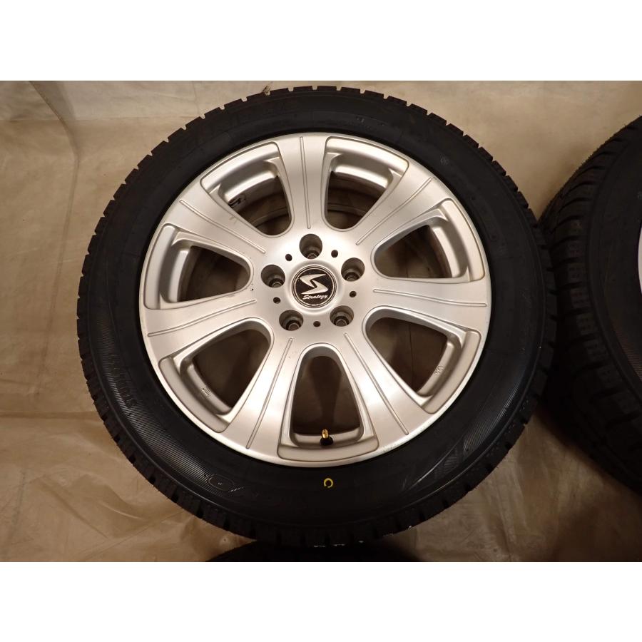 冬 新品 2025年製 4本SET 会社宛 送料無料 215/55R17×7J 94T トーヨー オブザーブ ガリット GIZ アルミ カムリ エスティマ オデ NO,D7121の画像