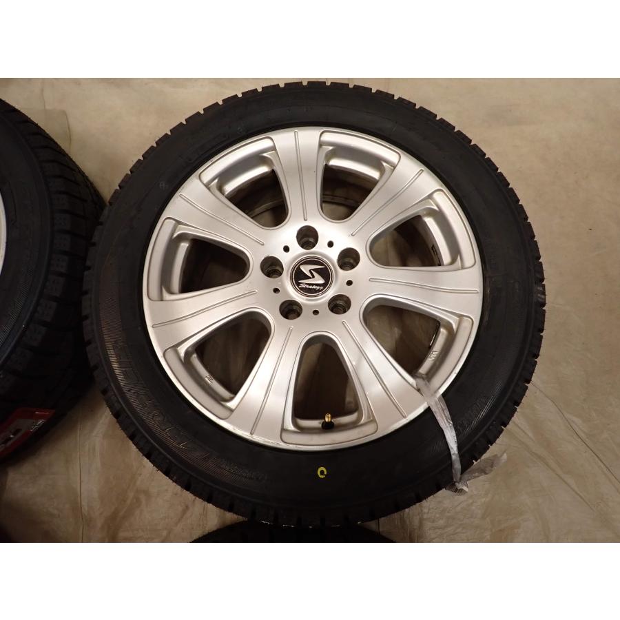 冬 新品 2025年製 4本SET 会社宛 送料無料 215/55R17×7J 94T トーヨー オブザーブ ガリット GIZ アルミ カムリ エスティマ オデ NO,D7121の画像
