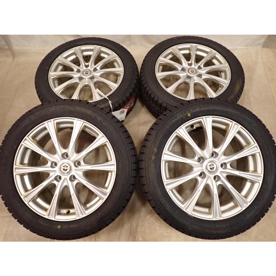 冬 新品 2025年製 4本SET 会社宛 送料無料 215/55R17×7J 94T トーヨー オブザーブ ガリット GIZ アルミ カムリ エスティマ オデ NO,D7122の画像