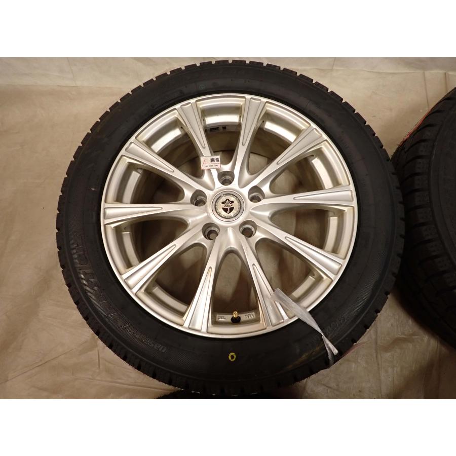 冬 新品 2025年製 4本SET 会社宛 送料無料 215/55R17×7J 94T トーヨー オブザーブ ガリット GIZ アルミ カムリ エスティマ オデ NO,D7122の画像