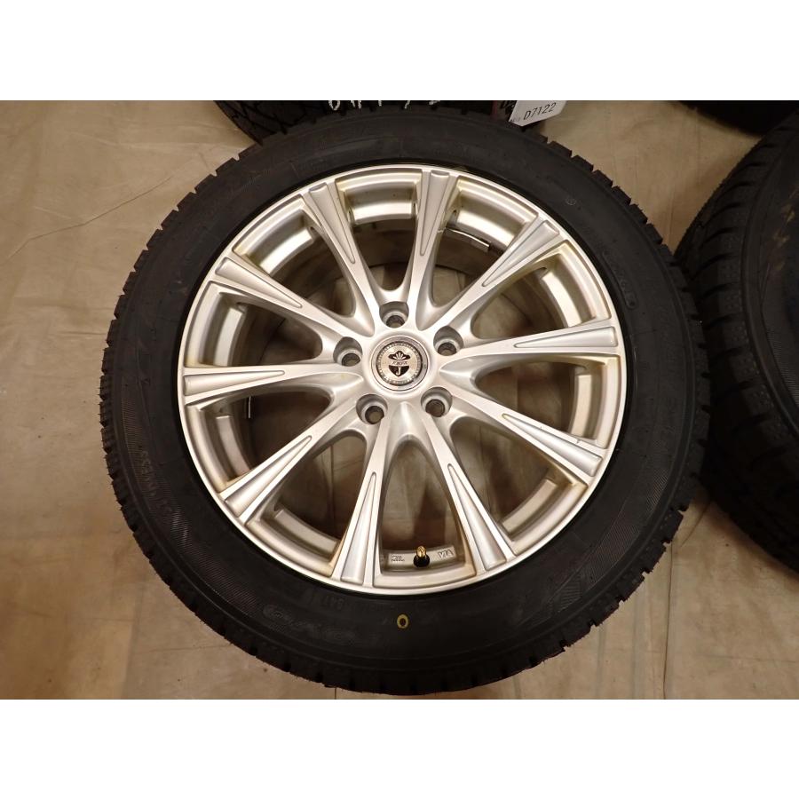 冬 新品 2025年製 4本SET 会社宛 送料無料 215/55R17×7J 94T トーヨー オブザーブ ガリット GIZ アルミ カムリ エスティマ オデ NO,D7122の画像
