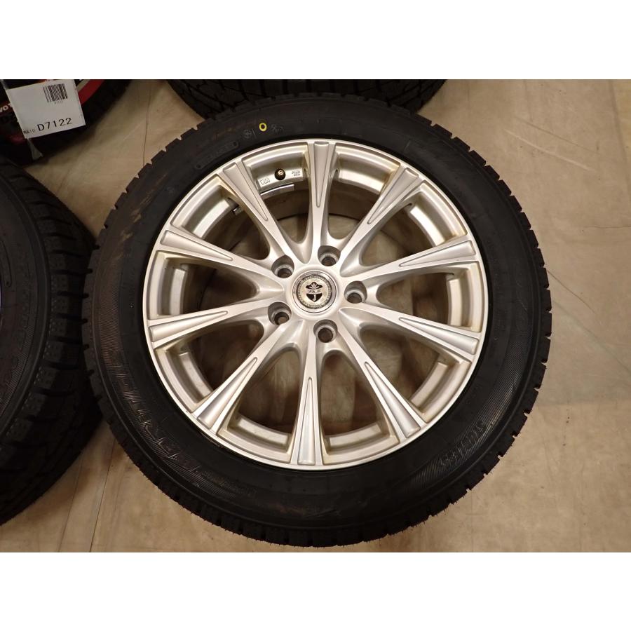冬 新品 2025年製 4本SET 会社宛 送料無料 215/55R17×7J 94T トーヨー オブザーブ ガリット GIZ アルミ カムリ エスティマ オデ NO,D7122の画像