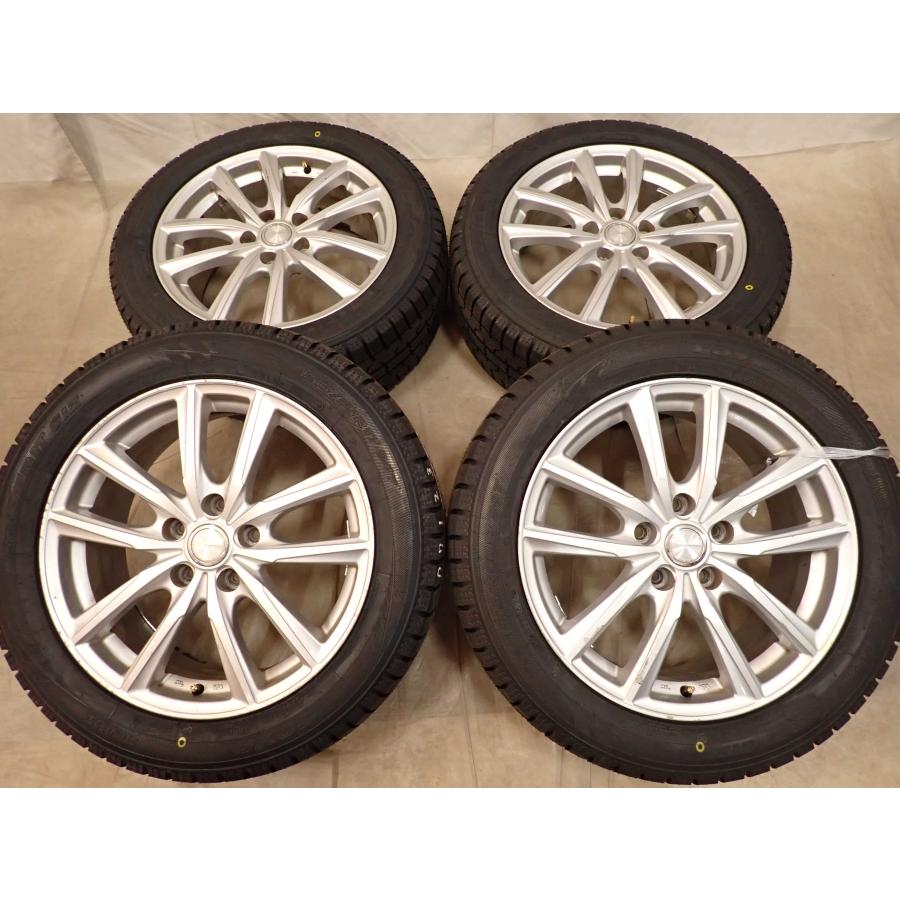 冬 新品 2025年製 4本SET 会社宛 送料無料 215/55R17×7J 94T トーヨー オブザーブ ガリット GIZ アルミ カムリ エスティマ オデ NO,D7123の画像