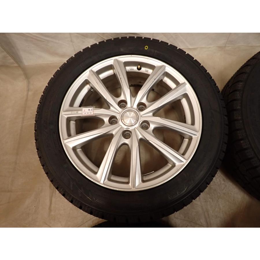 冬 新品 2025年製 4本SET 会社宛 送料無料 215/55R17×7J 94T トーヨー オブザーブ ガリット GIZ アルミ カムリ エスティマ オデ NO,D7123の画像