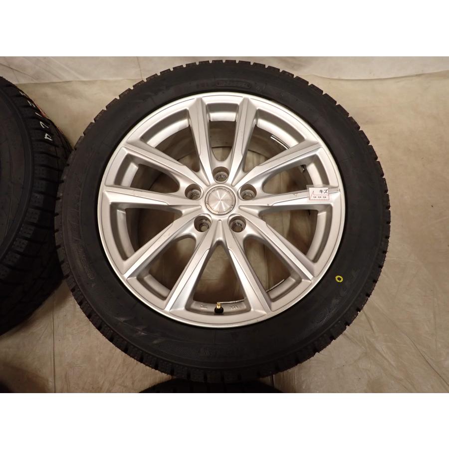 冬 新品 2025年製 4本SET 会社宛 送料無料 215/55R17×7J 94T トーヨー オブザーブ ガリット GIZ アルミ カムリ エスティマ オデ NO,D7123の画像