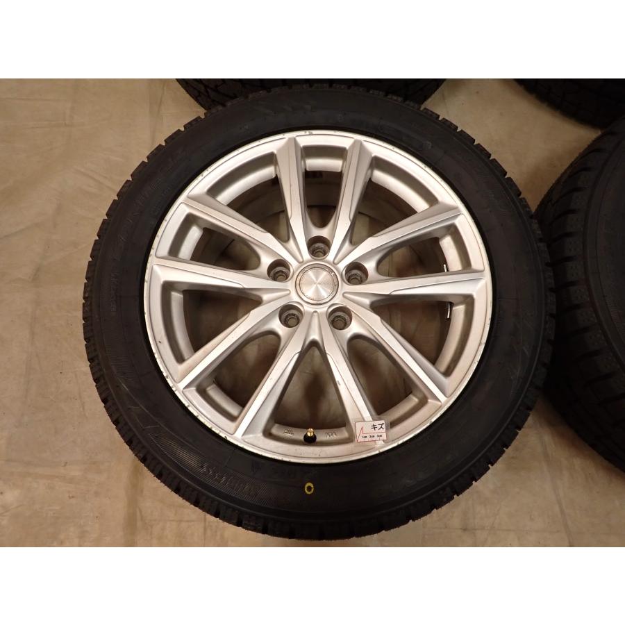 冬 新品 2025年製 4本SET 会社宛 送料無料 215/55R17×7J 94T トーヨー オブザーブ ガリット GIZ アルミ カムリ エスティマ オデ NO,D7123の画像