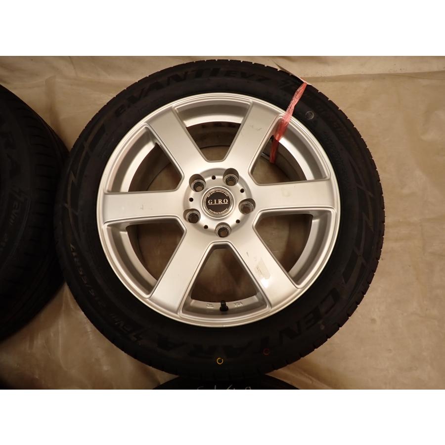 夏4本 新品 2026年製 会社宛 送料無料 215/55R17×7J 98V centara e